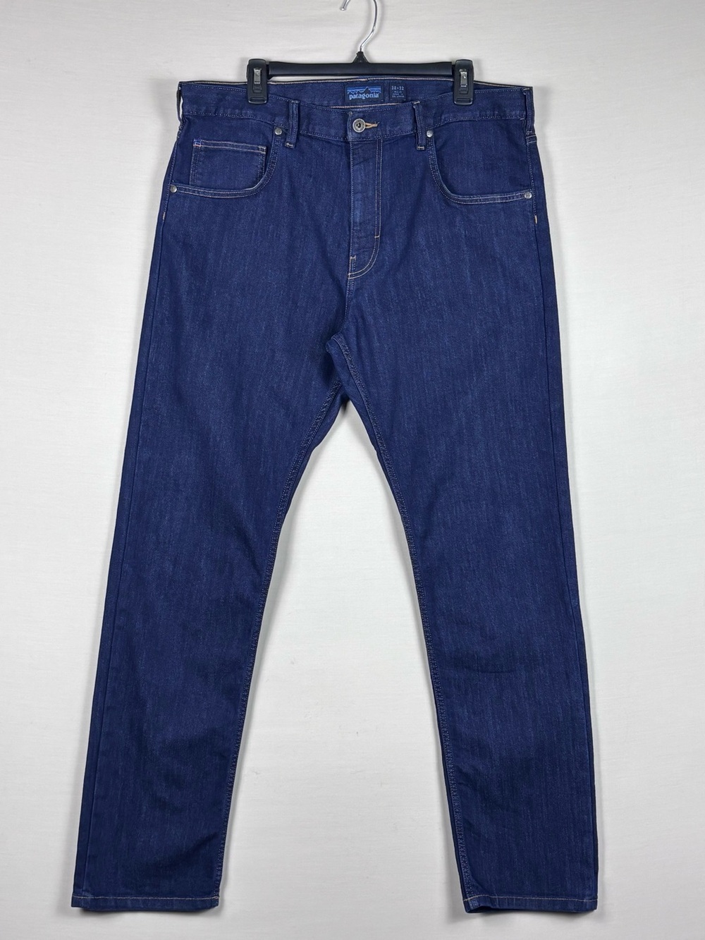 Patagonia Iron Clad Straight Stretch Jeans Men’s 38x32 Dark Wash Organic